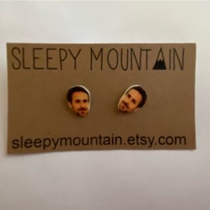 Sleepy Mountain Ryan Gosling Post Earrings